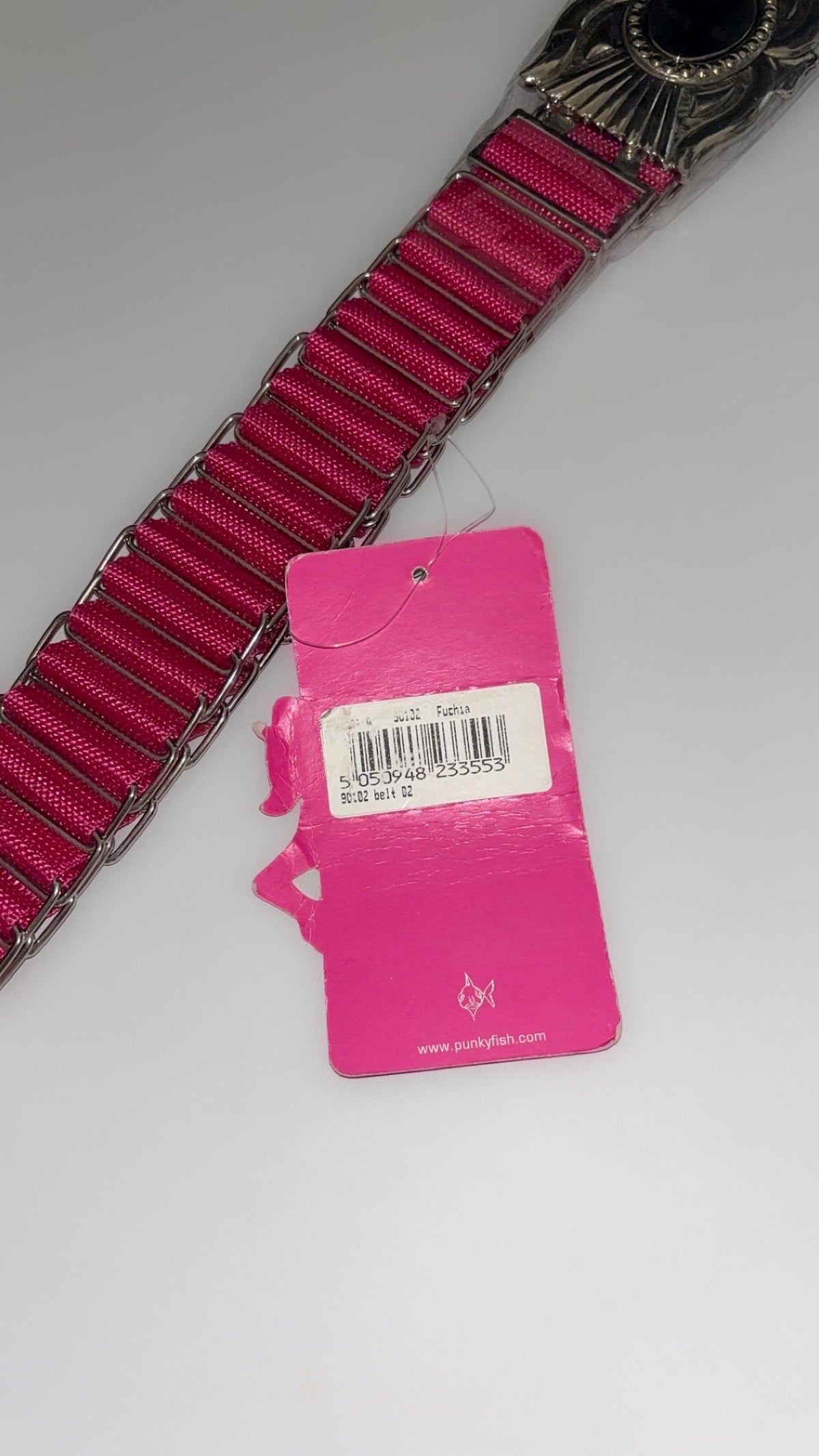Punky Fish Pink Link Belt with Statement Buckle – New With Tags