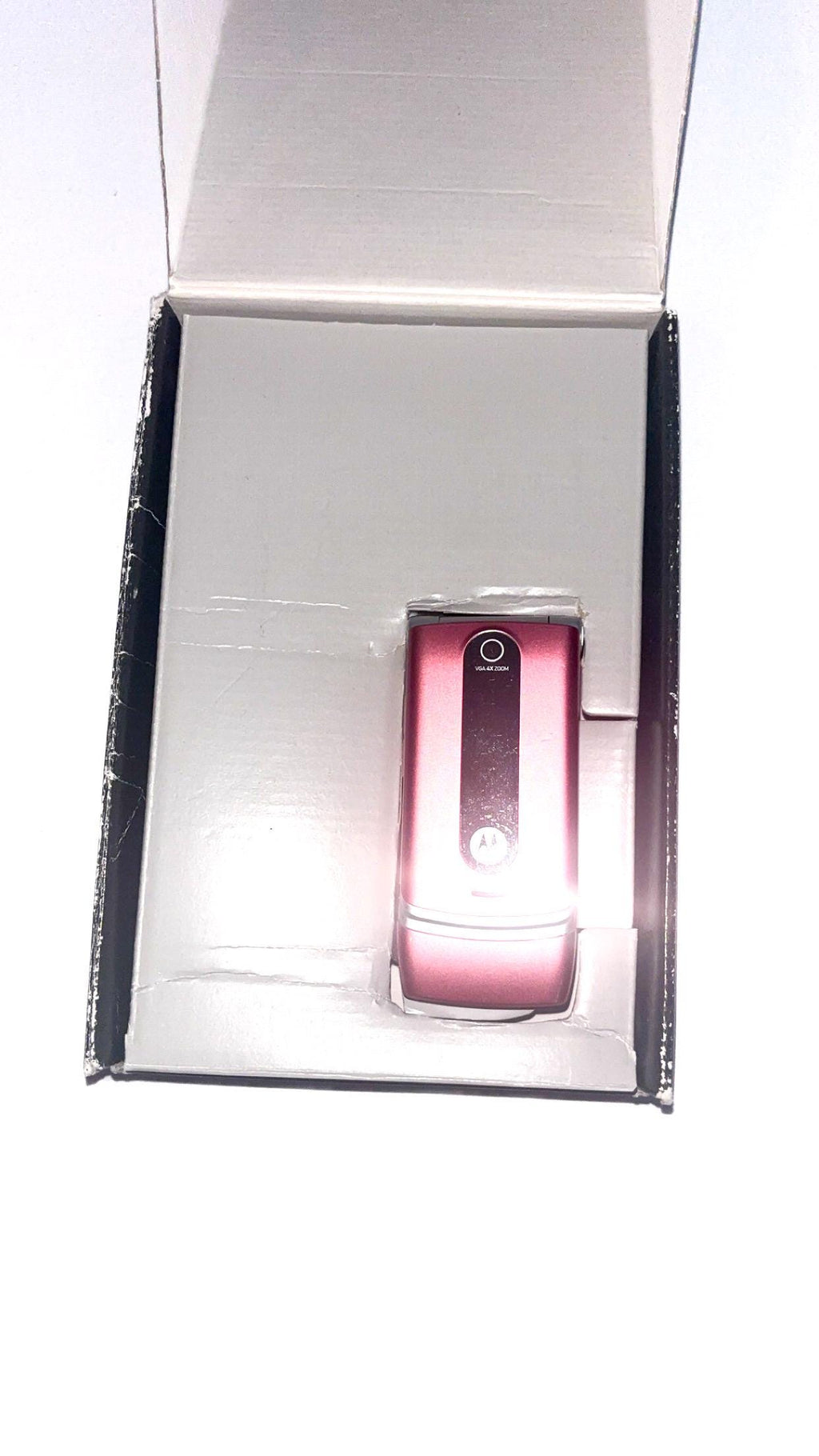 Motorola W377 vaaleanpunainen puhelin (2007) – Uusi alkuperäispakkauksessa
