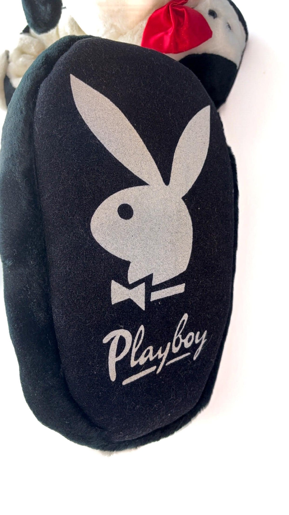 Vintage Playboy Bunny Mascot Slippers (1980s) – New With Tag