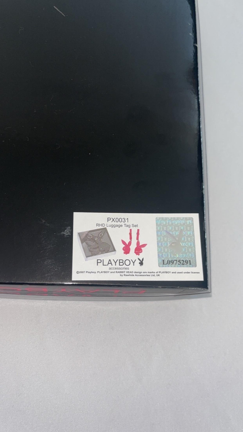 Playboy Pink Rabbit Head Luggage Tags, Set of 2 (2007) – New in Packaging