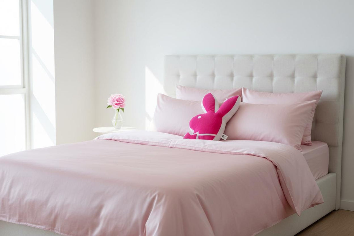 Playboy Pink & White Rabbit Head Pillow (2004) – With Original Tags