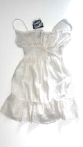 Vestido tipo blusón con nido de abeja Baby Phat blanco – Talla S, nuevo con etiquetas