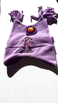 Groovy Chick Lilac Twin-Tassel Fleece-Style Hat (2003) – New With Tags