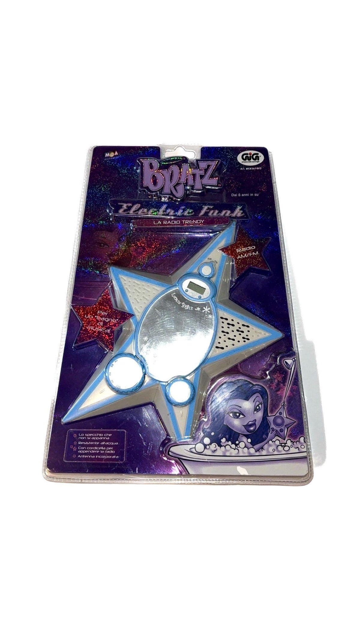 Душевая радионя Bratz Electric Funk «La Radio Trendy» AM/FM (2003) — в запечатанной упаковке