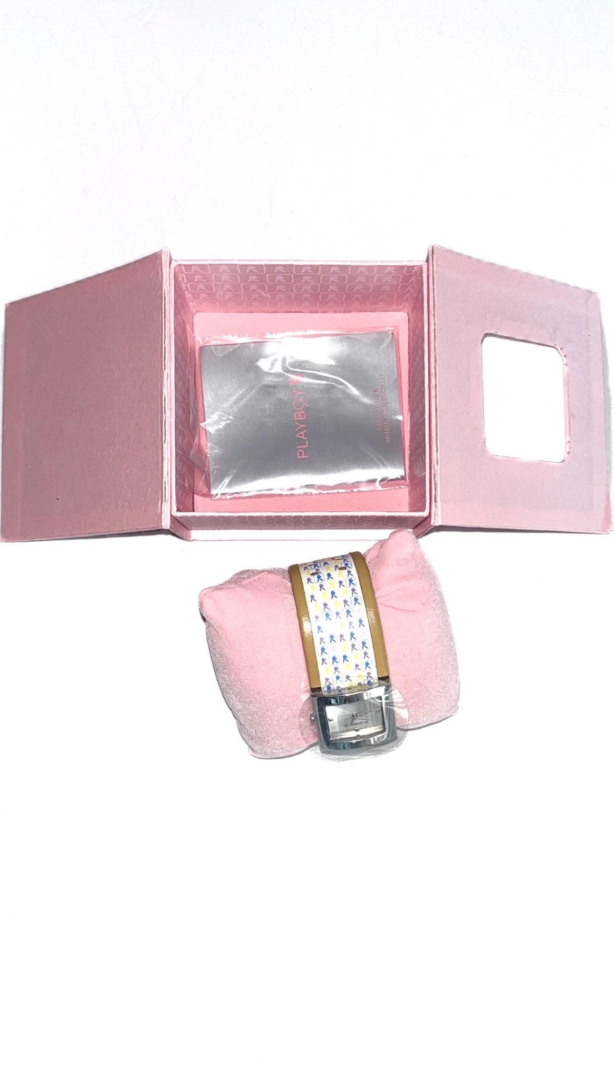 Playboy Multicolour Rabbit Head Monogram Wristwatch (2003) – New in Packaging