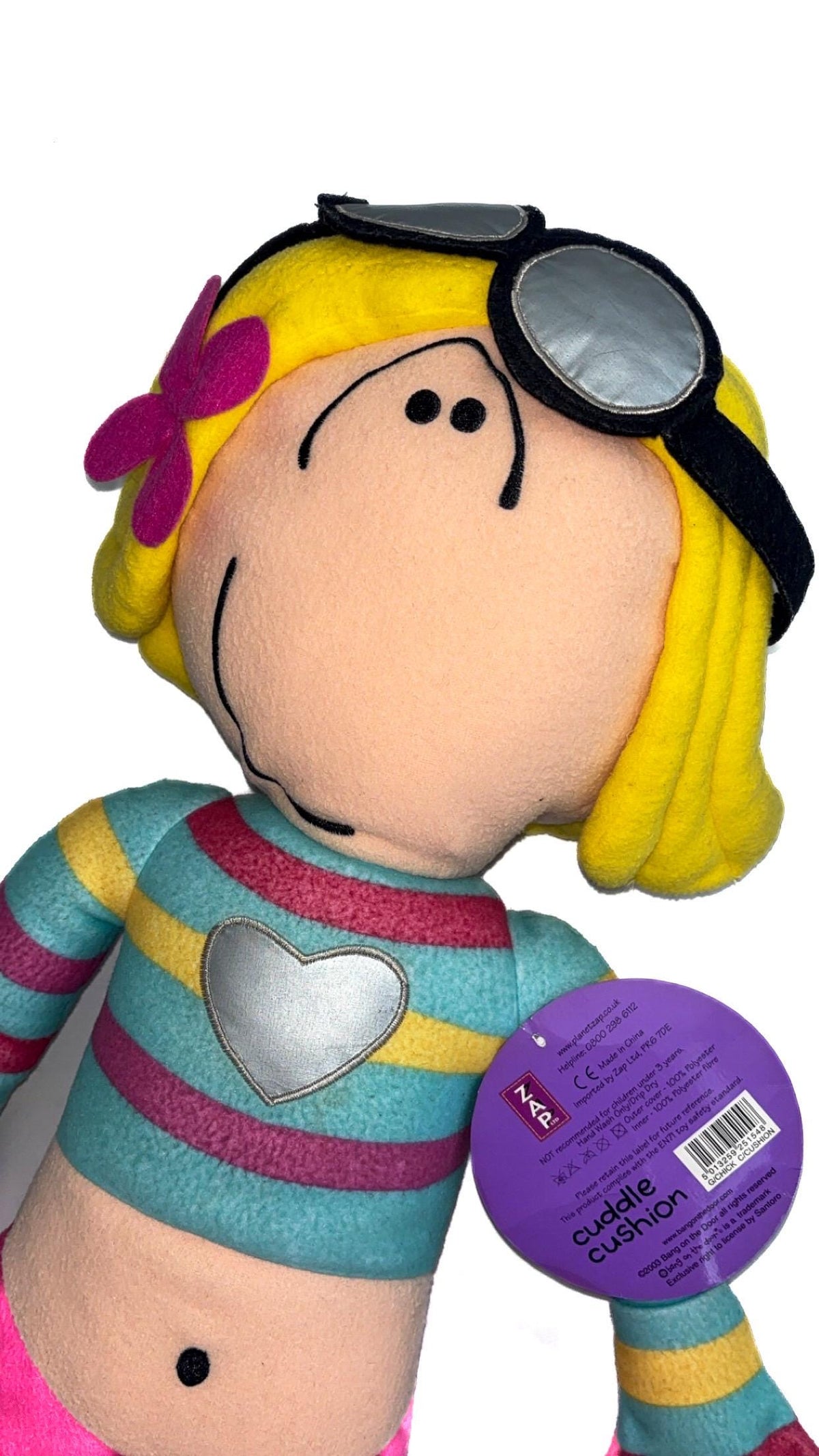Santoro XL Groovy Chick Plush Cuddle Cushion (2003), 30 Inches – New With Tags