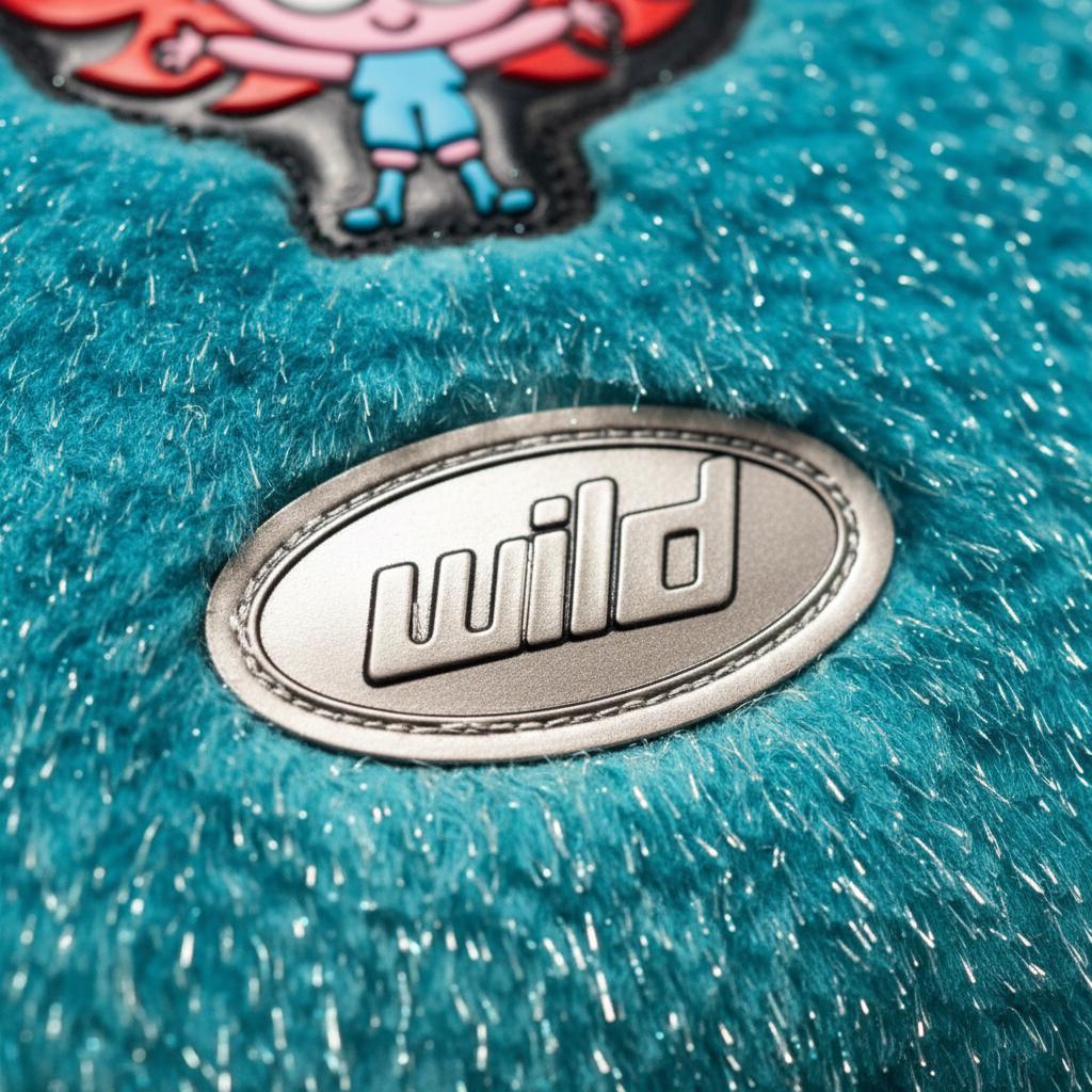 Cojín esponjoso azul turquesa Wild Flux Deluxe de Santoro