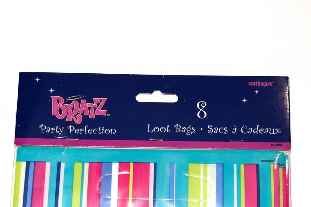 Sacchetti regalo Bratz Yasmin per feste, confezione da 8 (2004) – Nuovi e sigillati