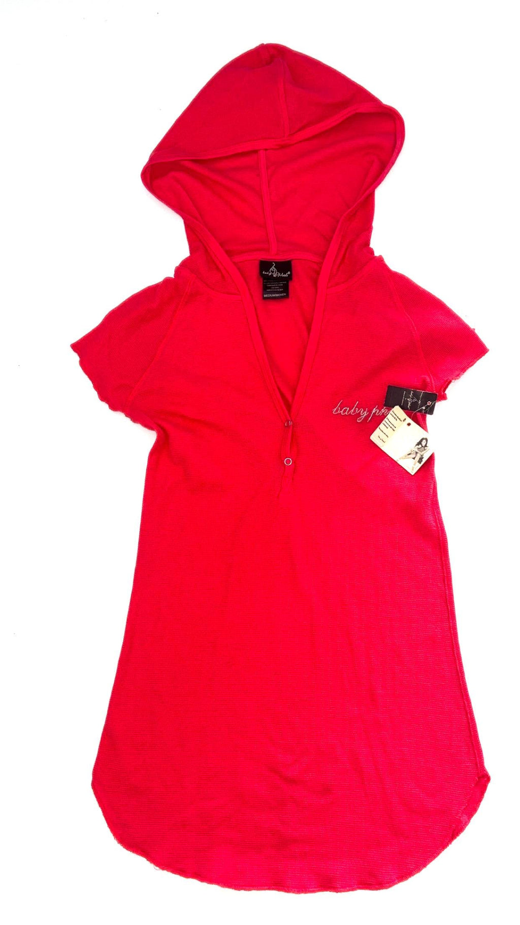 Baby Phat Coral Hooded Tee – Medium, New With Tags