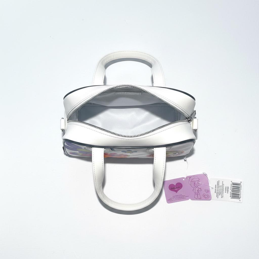 Borsa Santoro Tutti Cuti bianca a fiori (2004) – Nuova con etichette