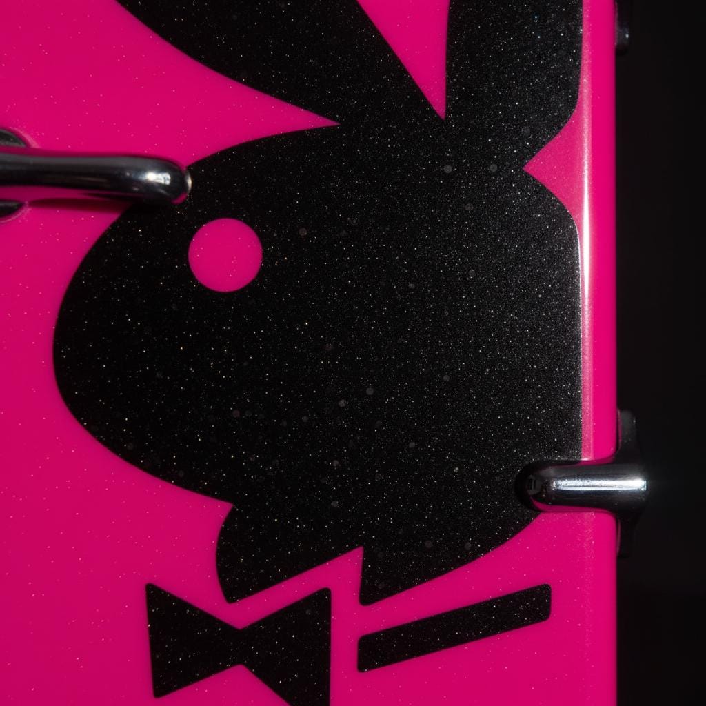 Playboy Hot Pink Glitter Mini Fridge (2003) – Refurbished