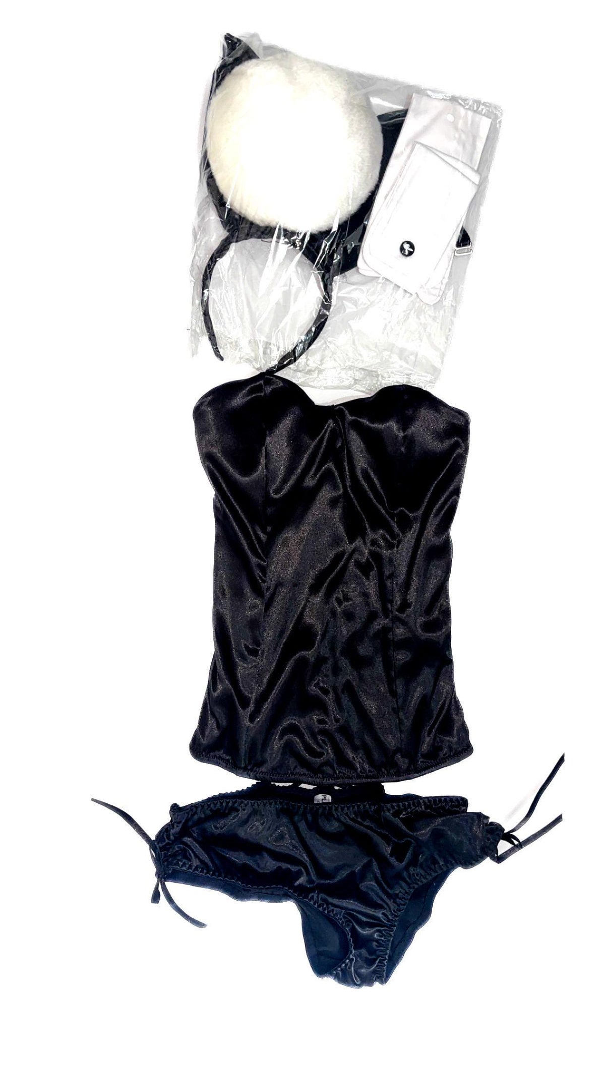 Conjunto de disfraz de conejita negra del aniversario de Playboy – Nuevo en su caja original