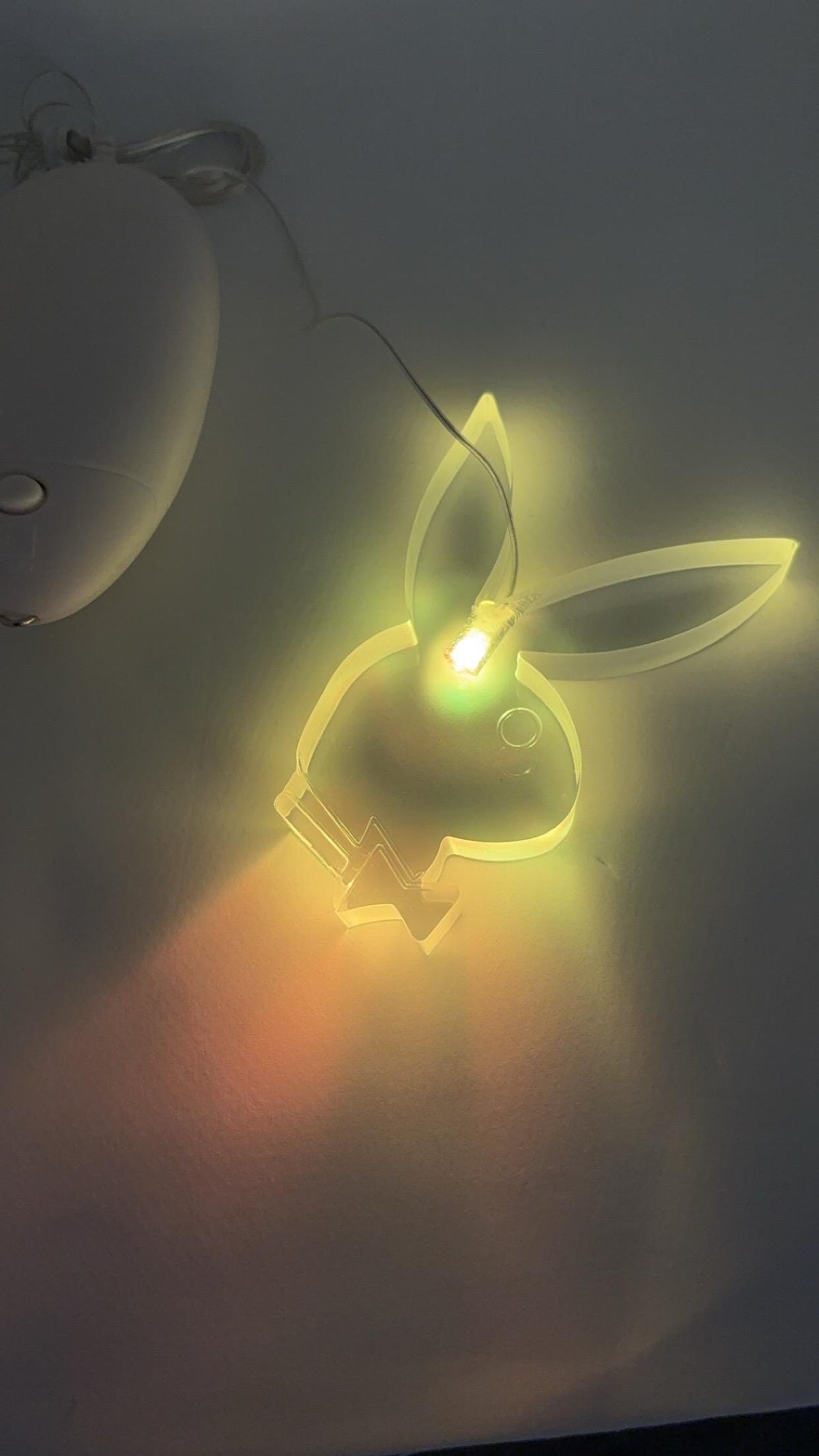 Playboy Rabbit Head Multicolour LED Light (2007) – New in Packaging