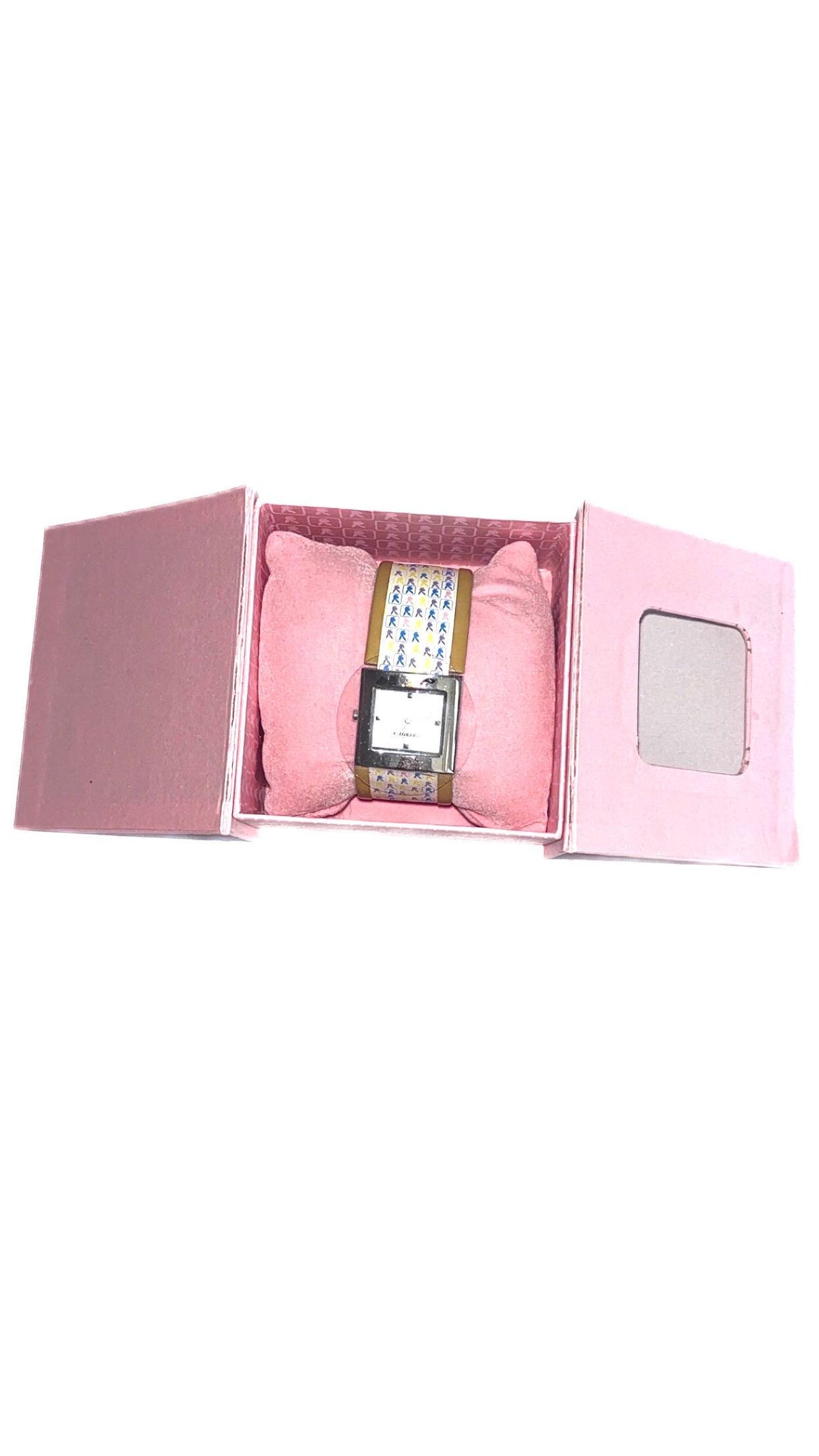Playboy Multicolour Rabbit Head Monogram Wristwatch (2003) – New in Packaging