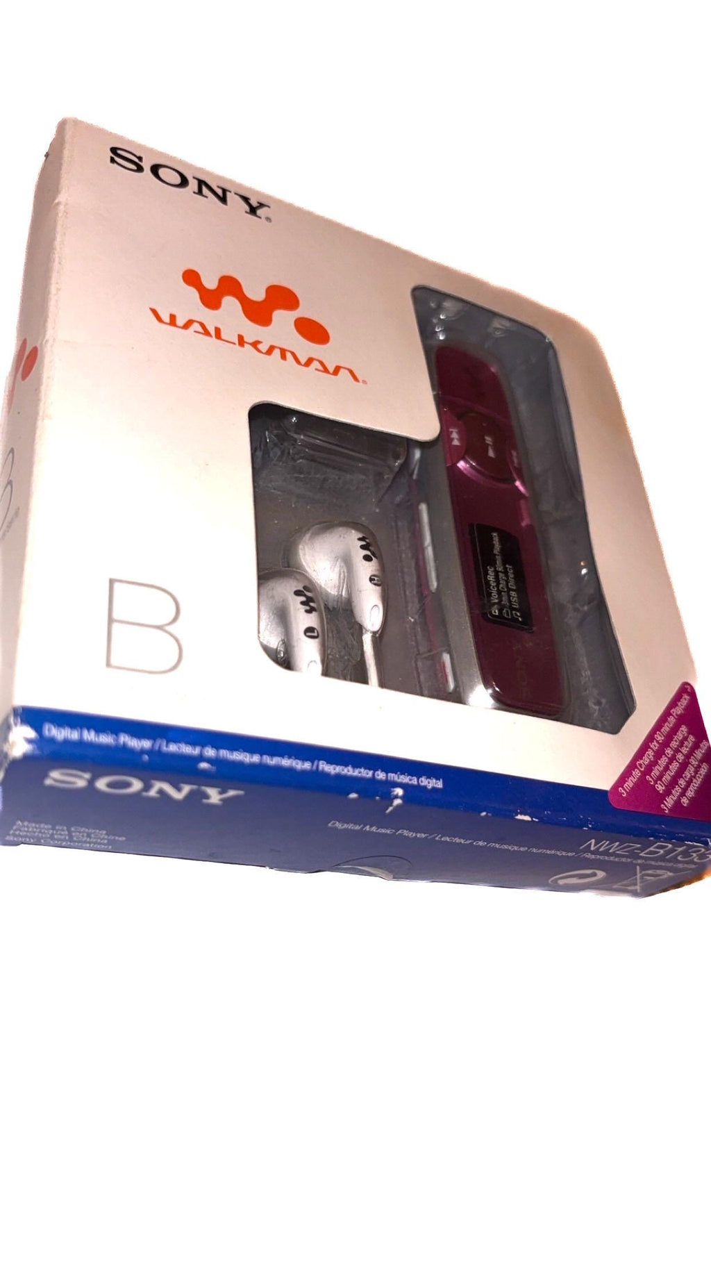 Sony Walkman NWZ-B133 Pink MP3 Player – New in Original Packaging