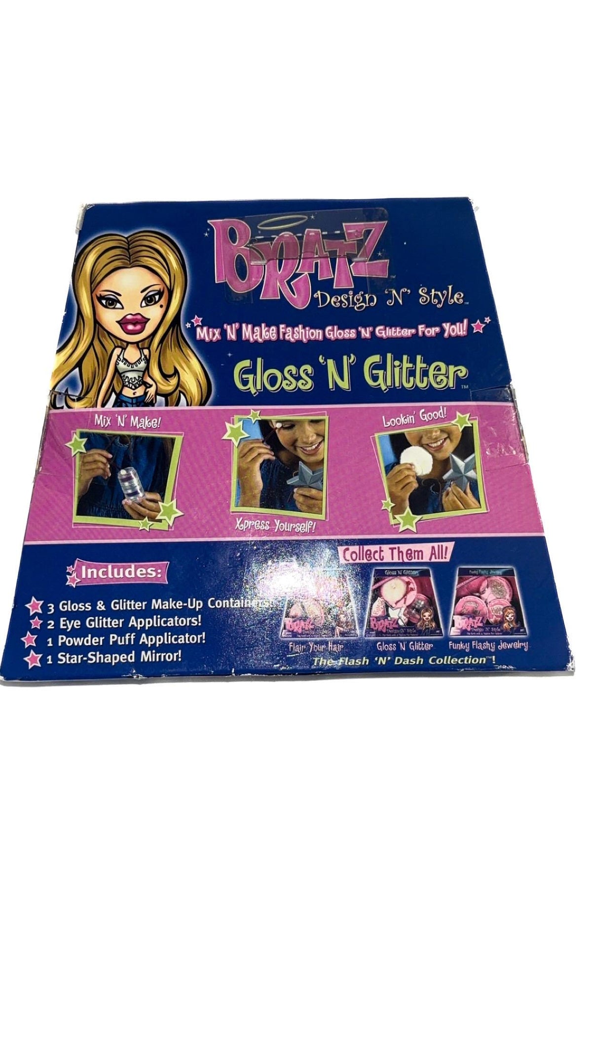 Set de maquillaje Bratz Gloss ’N’ Glitter – Coleccionable vintage sin usar