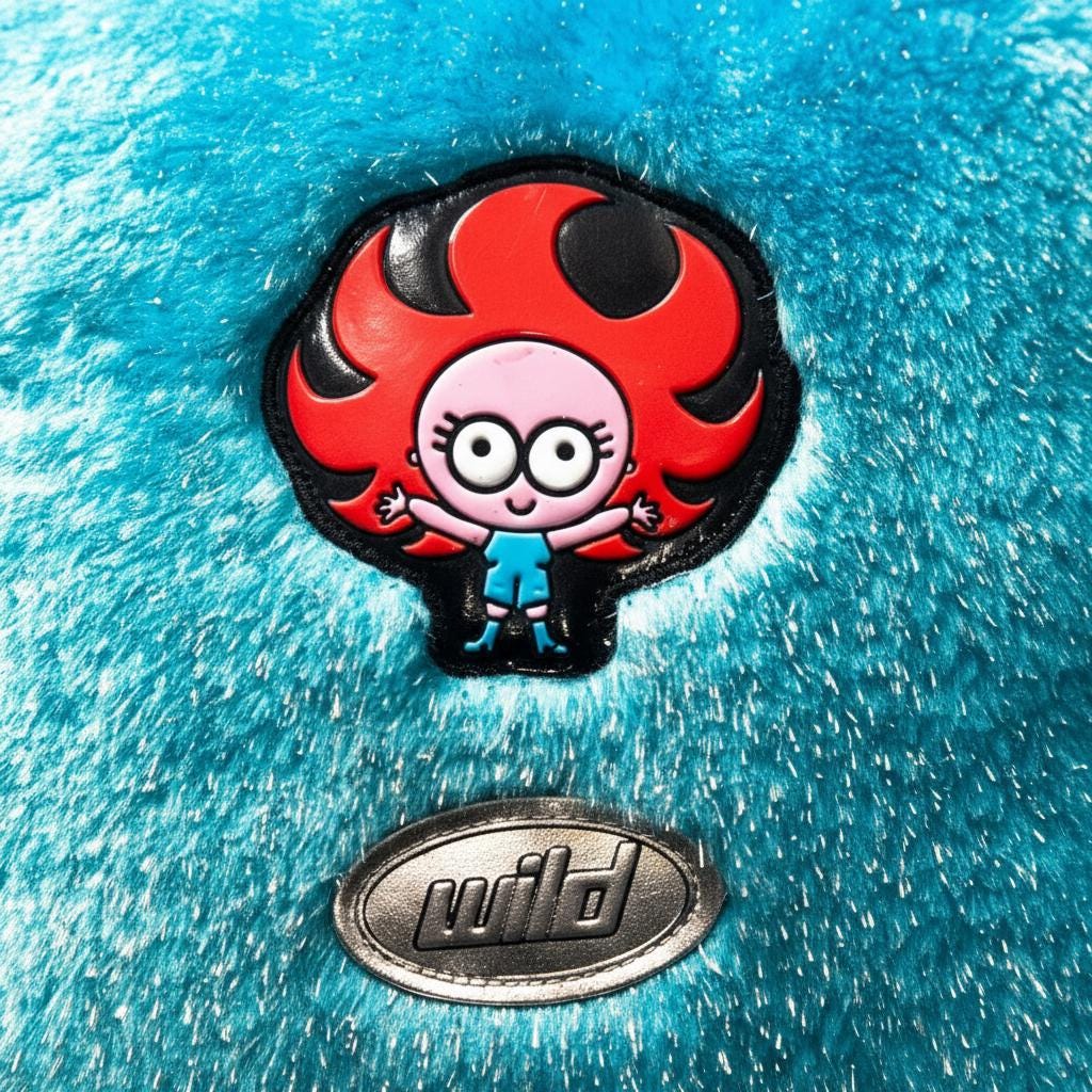 Cojín esponjoso azul turquesa Wild Flux Deluxe de Santoro